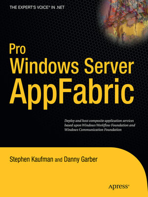 cover image of Pro Windows Server AppFabric